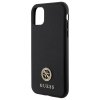 Guess GUHCN61PS4DGPK iPhone 11 / Xr 6.1 czarny/black hardcase Strass Metal Logo